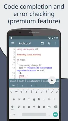 Cxxdroid - C/C++ compiler IDE android App screenshot 10